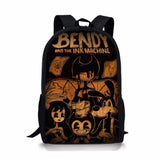 Bendy-Ink-Machine Print Children's School Backpack
