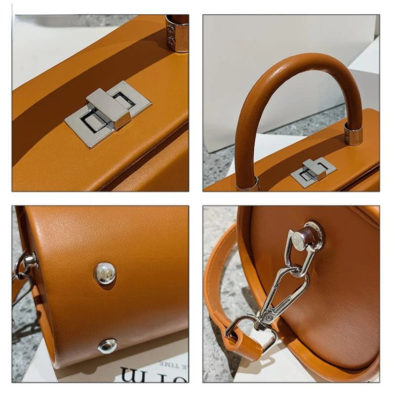Vintage Crossbody Bag for Women Lady Leather Handbag