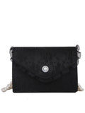 Women's Lace Beading Shoulder Bag Crossbody Flap Handbag