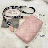 Embroidered Camera Messenger Bag for Women
