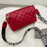 Embroidered Camera Messenger Bag for Women