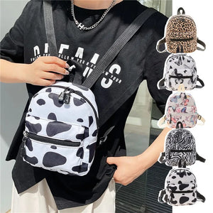 Mini Nylon Women Backpack Small School Rucksack for Teen Girls