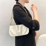 Women's Retro PU Leather Shoulder Bag Casual Handbag