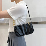 Women's Retro PU Leather Shoulder Bag Casual Handbag