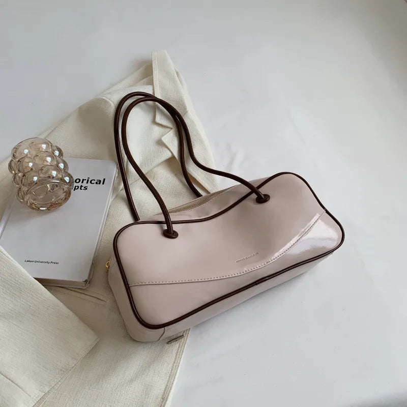 Versatile PU Leather Shoulder Bag for Women with High Capacity