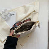 Texture Shoulder Womens Hand Bags Small Size