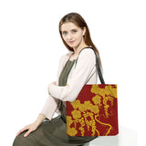Abstract Floral Print Women's Shoulder Bag