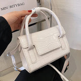 Stone Pattern PU Leather Crossbody Tote Bags for Women Shoulder Bag
