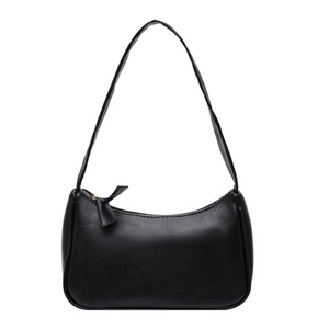 Vintage Solid Handbag Women Subaxillary Underarm Bags Casual Retro Shoulder Tote