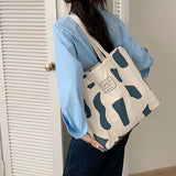Women Canvas Shopping Bag Large Eco Handbag Tote