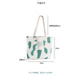 Women Canvas Shopping Bag Large Eco Handbag Tote