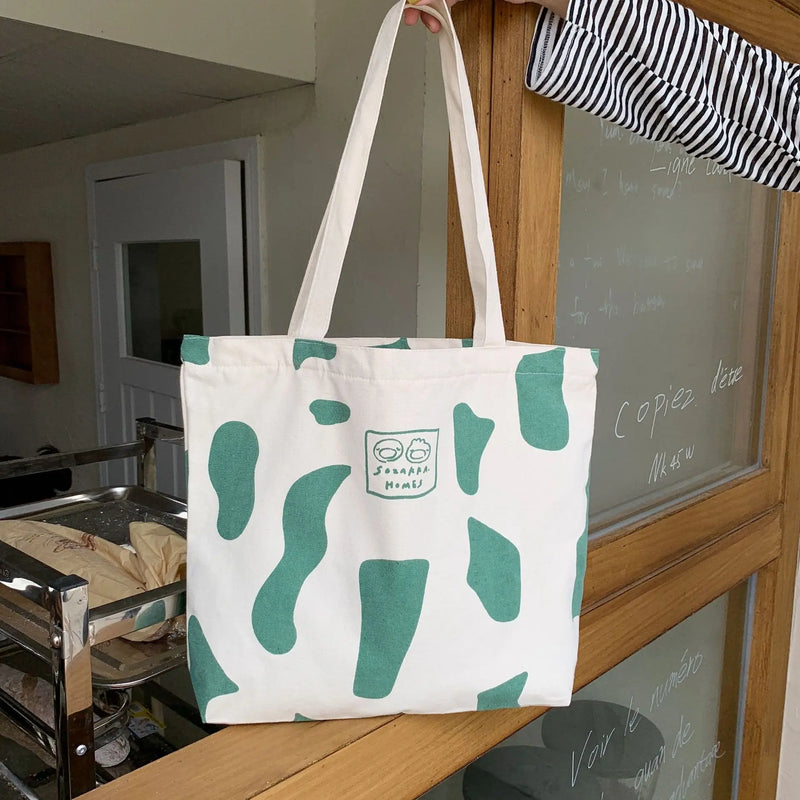 Women Canvas Shopping Bag Large Eco Handbag Tote