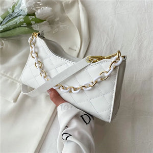 Fashionable Rhombus Chain Bag Women's Shoulder Messenger Bag