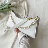 Fashionable Rhombus Chain Bag Women's Shoulder Messenger Bag