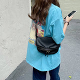 Versatile Women Shoulder Bag Casual Female Pillow Bag High PU Leather Crossbody