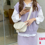 Versatile Women Shoulder Bag Casual Female Pillow Bag High PU Leather Crossbody