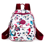 Vintage Print Women's Backpack Multifunctional Mini Shoulder Bag