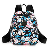 Vintage Print Women's Backpack Multifunctional Mini Shoulder Bag