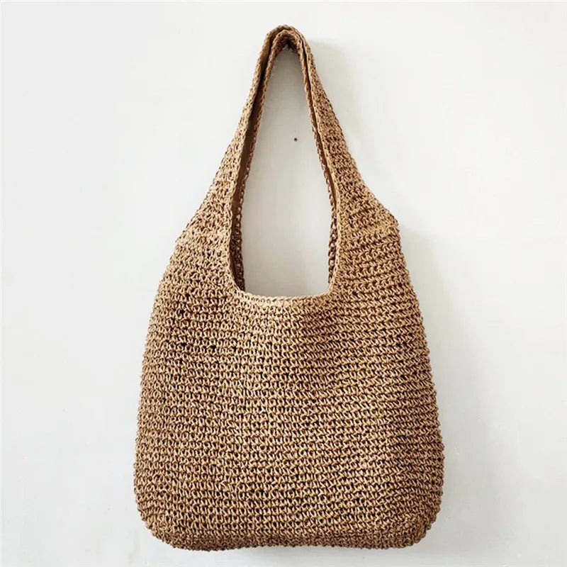 Vintage Bohemian Travel Bag Big Capacity Solid Shopper Beach