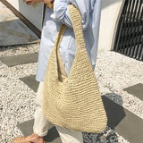 Vintage Bohemian Travel Bag Big Capacity Solid Shopper Beach