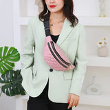 Women's Oxford Waist Bag Crossbody Chest Handbag Travel Messenger Belt Bag