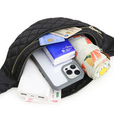 Women's Oxford Waist Bag Crossbody Chest Handbag Travel Messenger Belt Bag