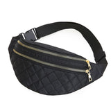 Women's Oxford Waist Bag Crossbody Chest Handbag Travel Messenger Belt Bag