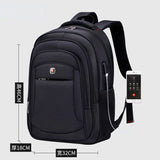 Waterproof 16 Inch Laptop Backpack USB Charging Travel Bag