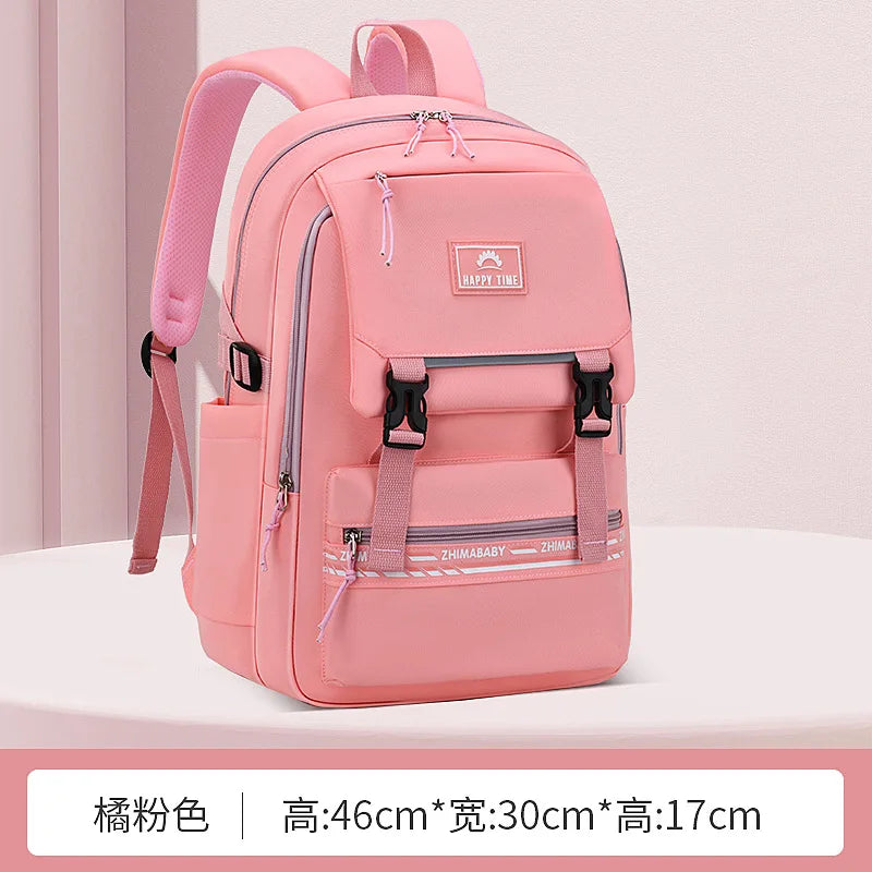 Waterproof School Bags for Girls Kids Backpack Orthopedic Primary School
