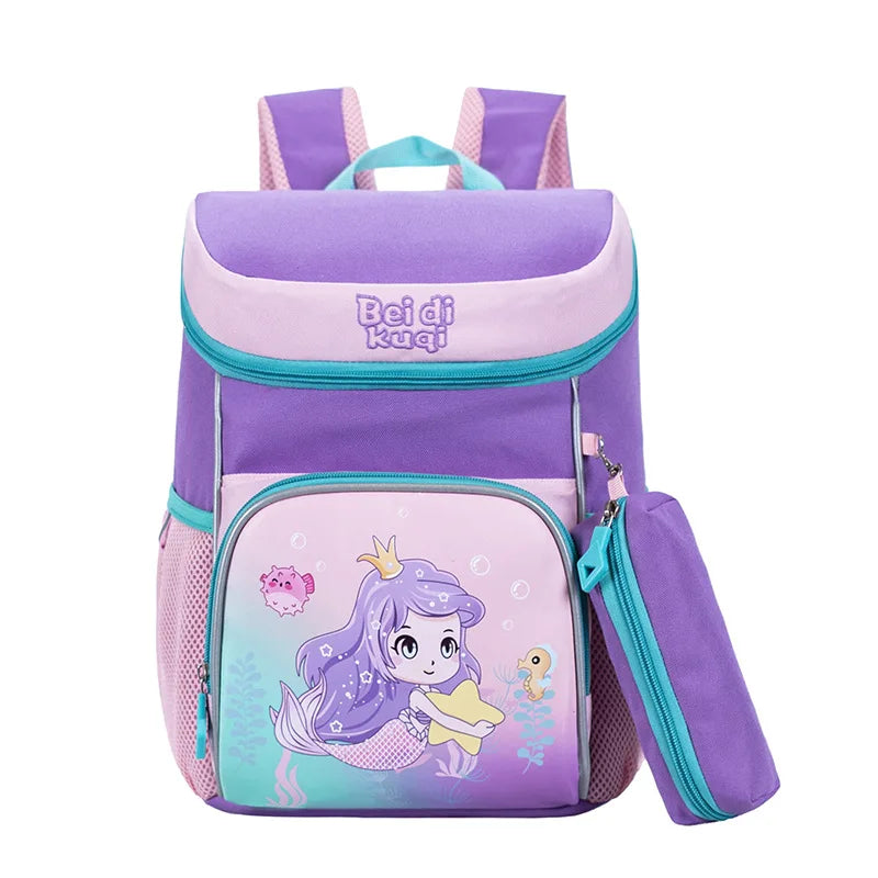 Waterproof Kids School Bags Cartoon Book Bags Backpack