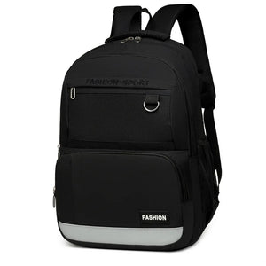 Waterproof Men's Nylon Backpack College Student School Backpack 15.6 Inch