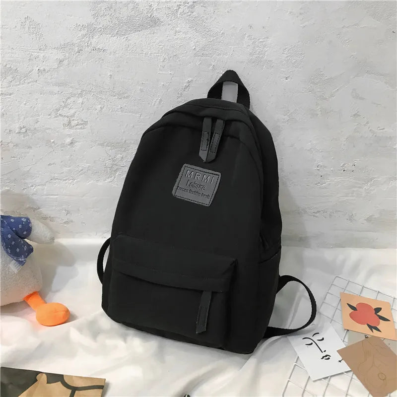 Waterproof Nylon Backpack High School Student School Bag Women Backpacks