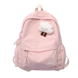 Waterproof Nylon Women School Backpack Large Girls Travel Bag College Schoolbag