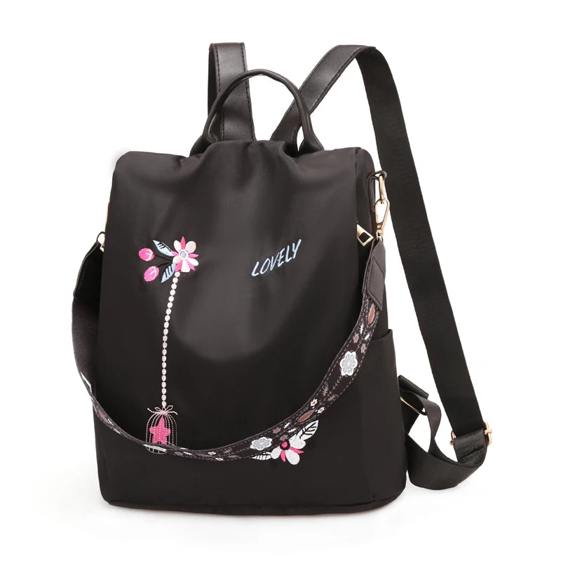 Waterproof Oxford Women's Backpacks Anti Theft School Bags High Backpack