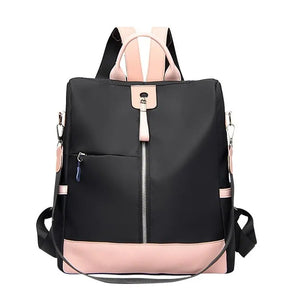 Waterproof PU Leather Women Backpack Anti-theft Ladies Travel Daypack