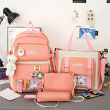 Waterproof School Backpacks Girls Princess Set Mochila Escolar Kids