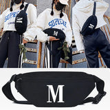 Letter M Waist Bag Ladies Crossbody Shoulder Phone Pouch Women Chest Packs