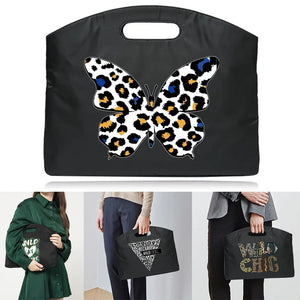 Wild Printed Laptop Briefcase Document Organizer Handbag