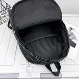 Winter Down Women's Backpack Ultra Light Space Bag Quilted Plaid Female S