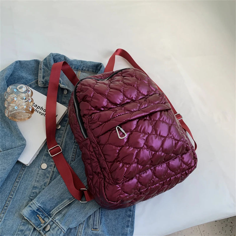 Winter Large Capacity Women's Padded Space Backpack