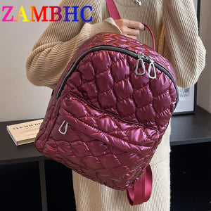 Winter Large Capacity Women's Padded Space Backpack