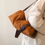 Winter Suede PU Leather Large Capacity Handbags And Purses For Women