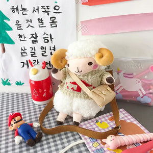 Adorkable 3D Sheep Crossbody Bag