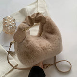 Winter Plush Handbags Ladies Shoulder Bag