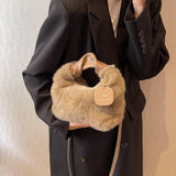 Winter Plush Handbags Ladies Shoulder Bag