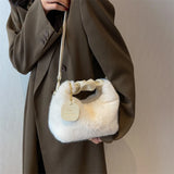 Winter Plush Handbags Ladies Shoulder Bag