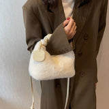 Winter Plush Handbags Ladies Shoulder Bag