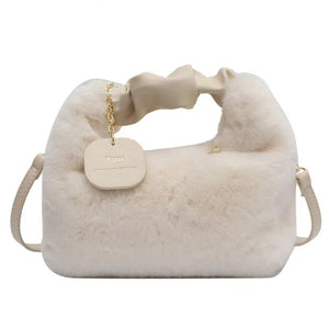 Winter Plush Handbags Ladies Shoulder Bag