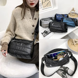 Winter Women's Nylon Cotton Tote Satchel Bag