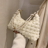 Winter Tote Bags High Handbag for Women Solid Shoulder Bag Bolsas